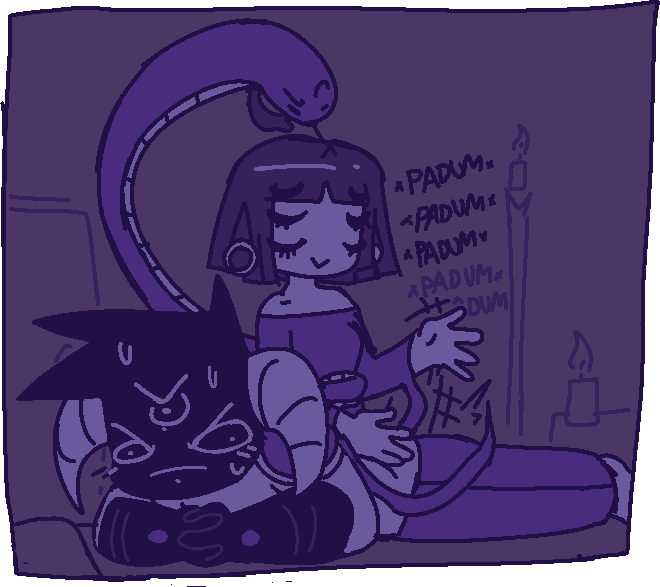 Ok so, I might as well post these dahlia massage animation sprites, espicially since im gonna need to redo them anyways to put them in the new style, that and it uses home-cons old design tehe