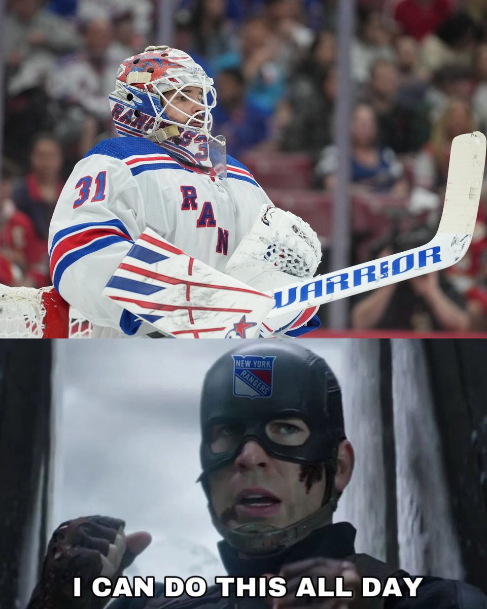 The Panthers had 108 shot attempts. The Rangers had 44. The Rangers won in OT.