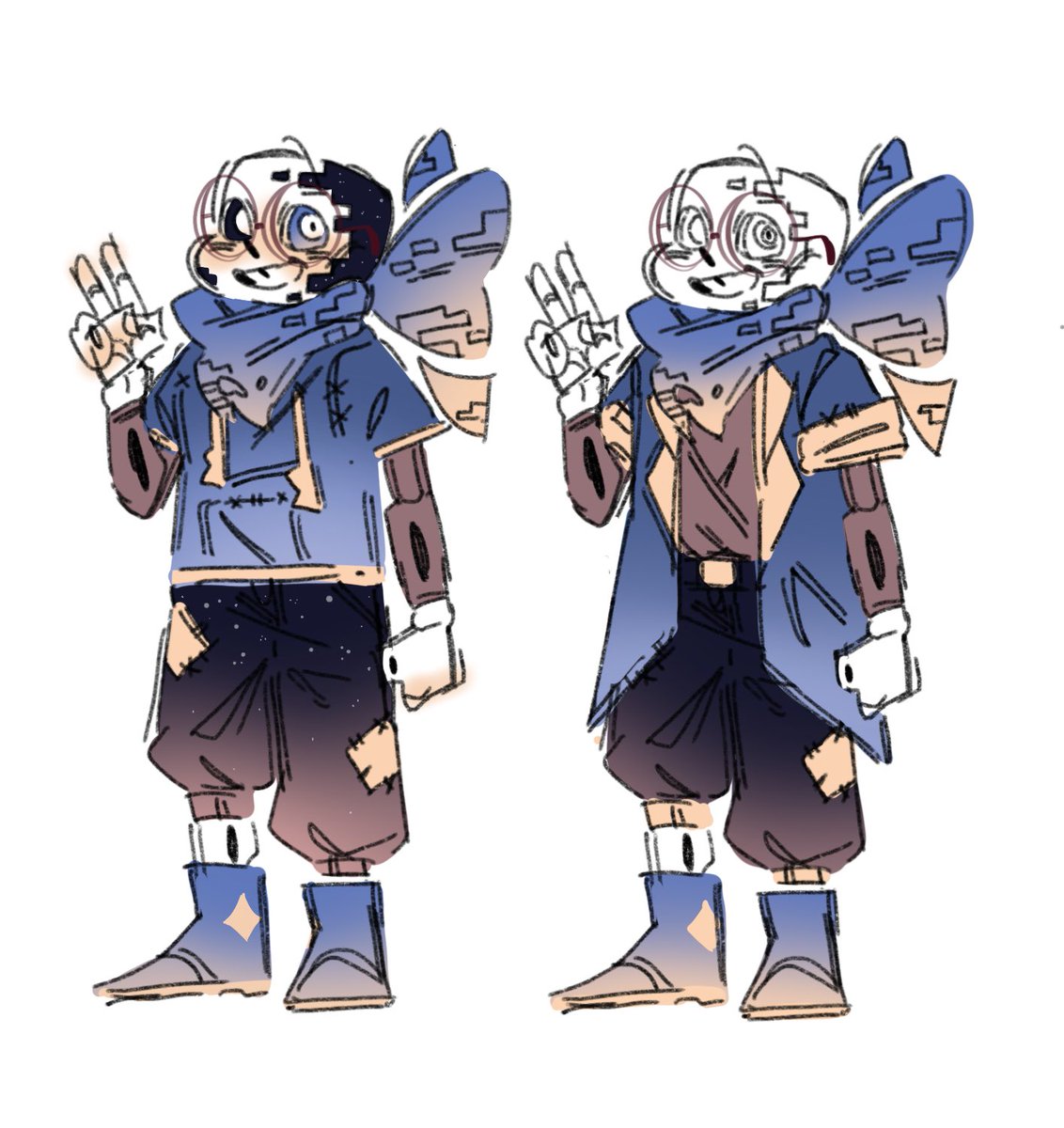 a small revamped concept of a very old errorberry ship kid I created back in 2017! If I’m remembering correctly, I named him Castellar! 🌟