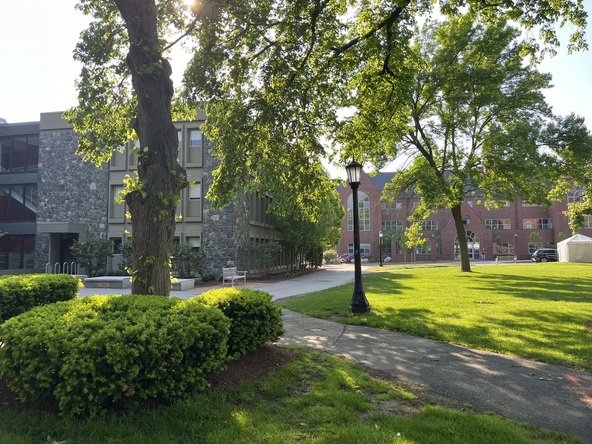Sunday evening stroll. #TuftsUniversity