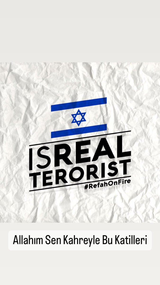sertacvarol's tweet photo. Terörist İsrail🫵🏻
#RafahOnFire https://t.co/FjI6iduqYI