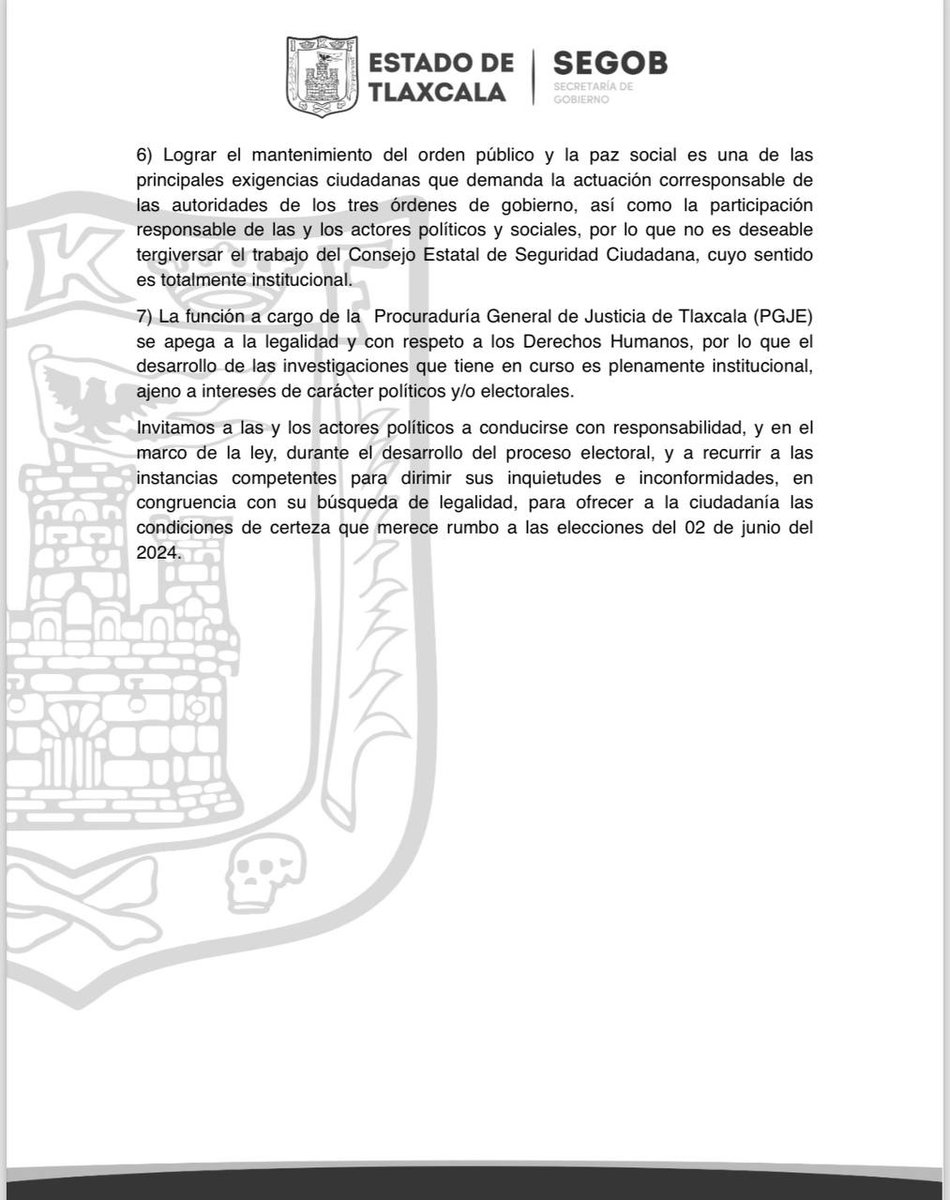 SON FALSAS LAS DECLARACIONES DE ANTAGONISTAS A ESTE GOBIERNO. 

Con relación a las manifestaciones hechas por actores políticos antagónicos a este gobierno, esta secretaría manifiesta lo siguiente. 

Más información en  acortar.link/m86sTS