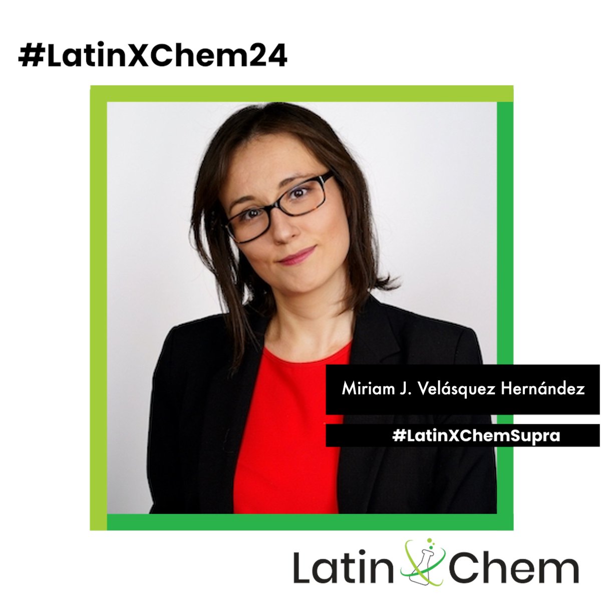 Miriam (@miriam_jvh) on Twitter photo I'm thrilled to be involved in this year's #LatinXChem24 as a judge for the #LatinXChemSupra category. Calling all #supramolecular and #MOF scientists to submit your abstracts! Let's highlight the outstanding research in our community. 🌟
THX <a href="/MolinaGroup/">Rodríguez-Molina group</a> for the invitation. I'm thrilled to be involved in this year's #LatinXChem24 as a judge for the #LatinXChemSupra category. Calling all #supramolecular and #MOF scientists to submit your abstracts! Let's highlight the outstanding research in our community. 🌟
THX <a href="/MolinaGroup/">Rodríguez-Molina group</a> for the invitation.