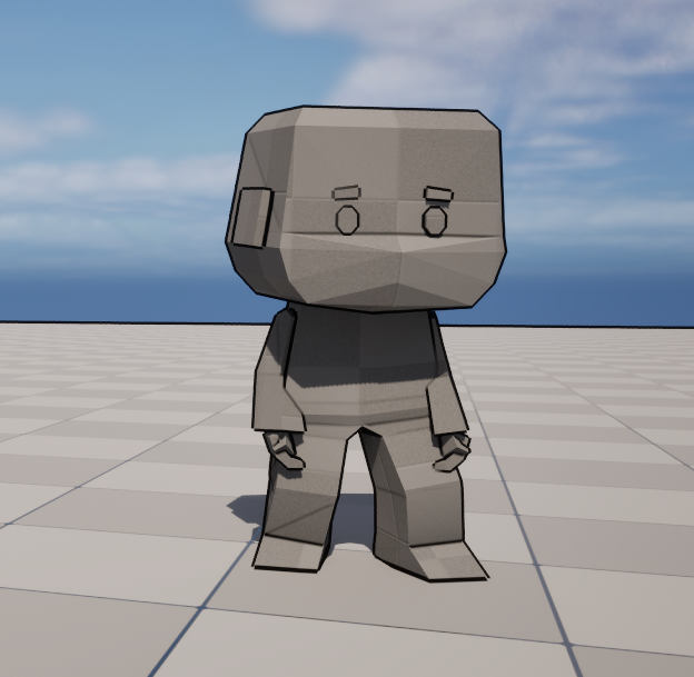 Mykre's tweet image. Nice quick Post Process, and Cell Shading. #UnrealEngine #gamedevtv #gdtvjam #gamedevtvjam