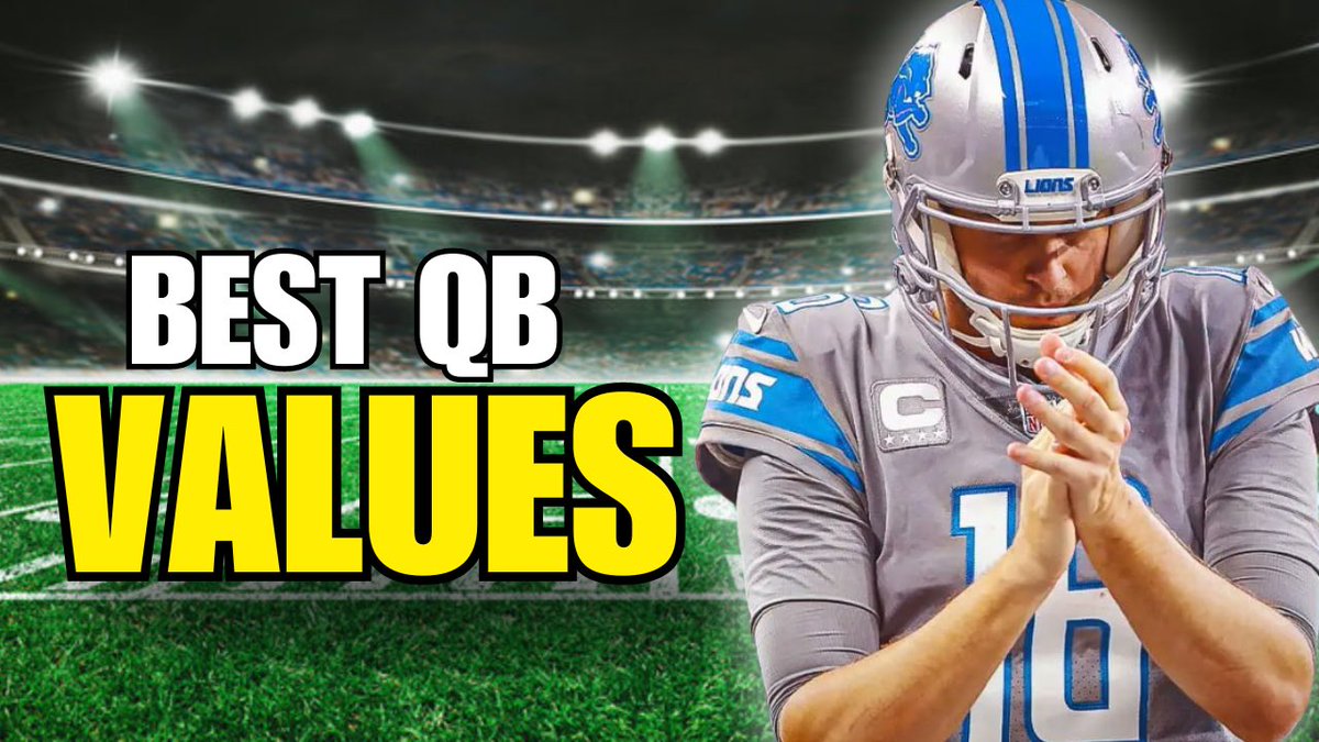 Who are the most undervalued QBs in fantasy football right now? @FFChalmers & @FFDelly will be LIVE TONIGHT @ 8:45 ET to discuss just that! Don’t miss it! 📺:youtube.com/live/2k-G63q2w…