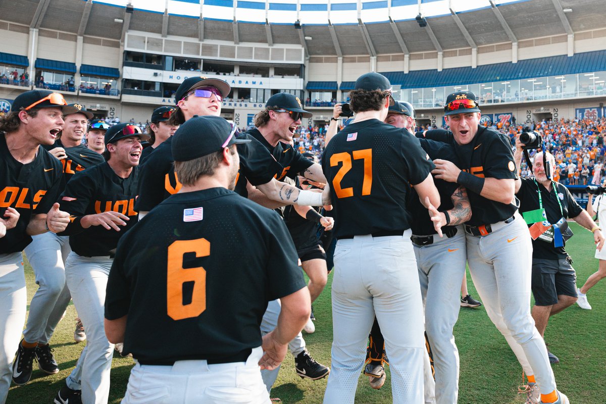 PURE JUBILATION. 🥹 @Vol_Baseball x #SECTourney