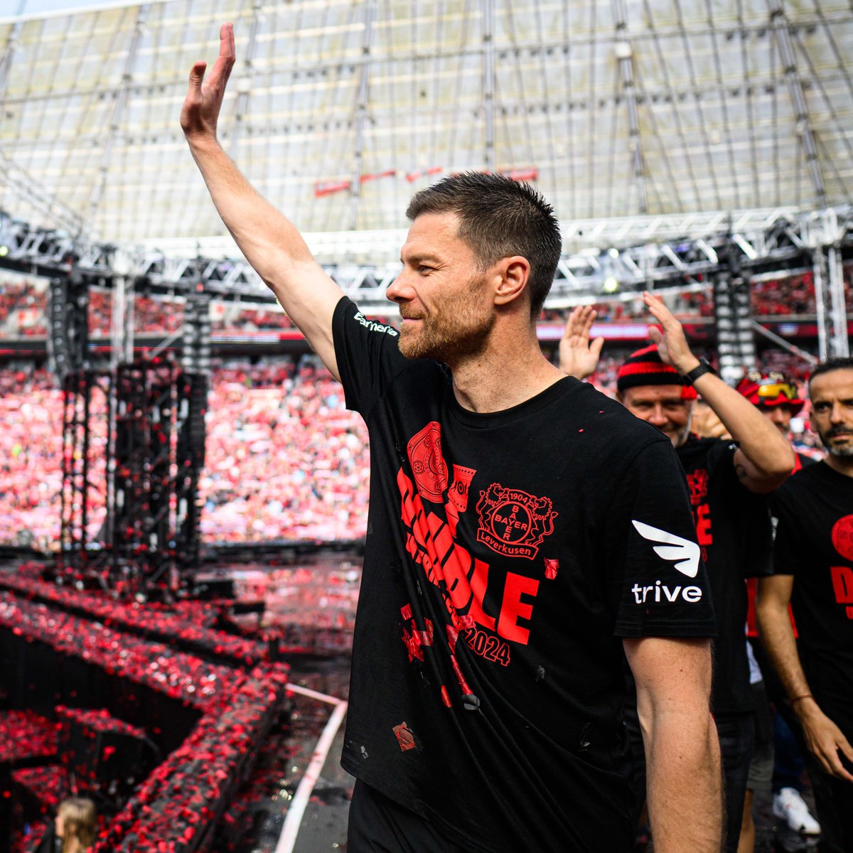 Friendly reminder this was @XabiAlonso's first full season as our head coach 😮‍💨

#Bayer04 | #Winnerkusen #DeutscherMeisterSVB