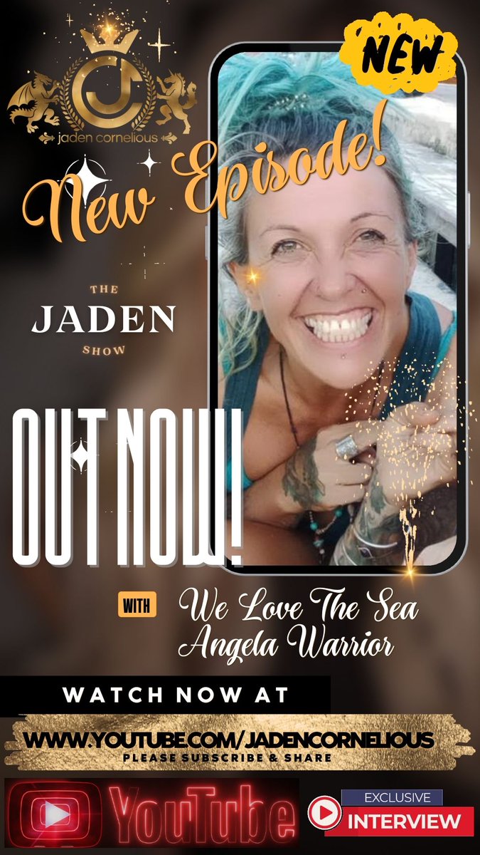 #OutNow #OutNowOnYoutube #newepisode #NewEpisodeAlert #thejadenshow #JadenCornelious chats with #angelawarrior about #welovethesea youtu.be/H_fpwA-LHqY?si… #pleasesubscribe #PleaseSubscribeToMyYoutubeChannel #chatshow