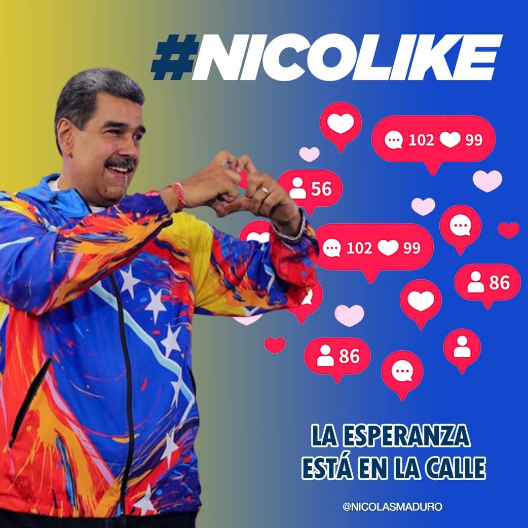 La Revolución Bolivariana es ejemplo de resistencia ante las adversidades. No habrá censura que pueda con la verdad de Venezuela y la de nuestro Presidente @NicolasMaduro Síguelo, dale like, comenta y comparte sus contenidos. #NicoLike