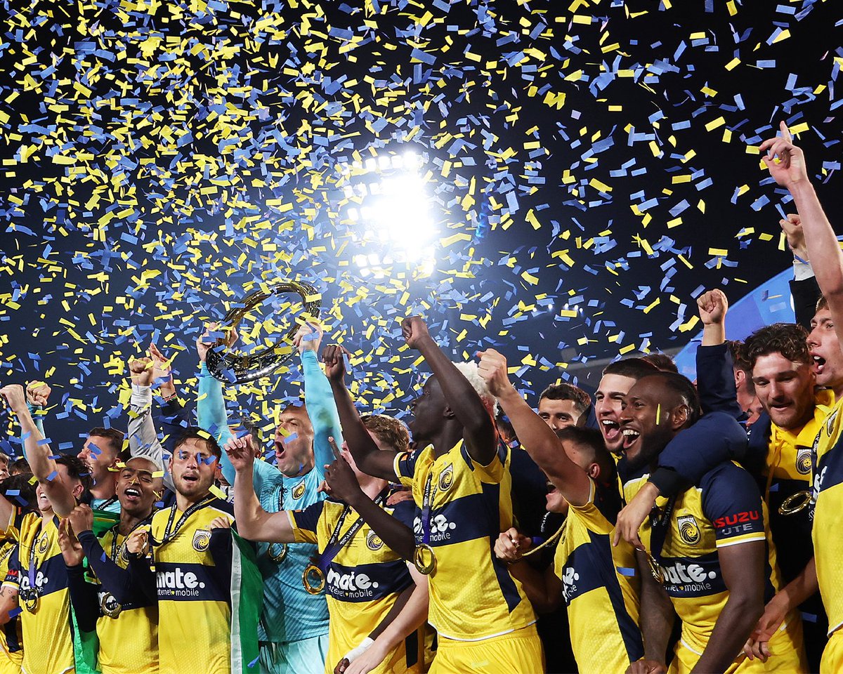 Good morning, Mariners Family! 👋

Just a reminder to start your week. We are Champions of Australia 𝐀𝐆𝐀𝐈𝐍! 🏆

#CCMFC #TakeUsToTheTOP