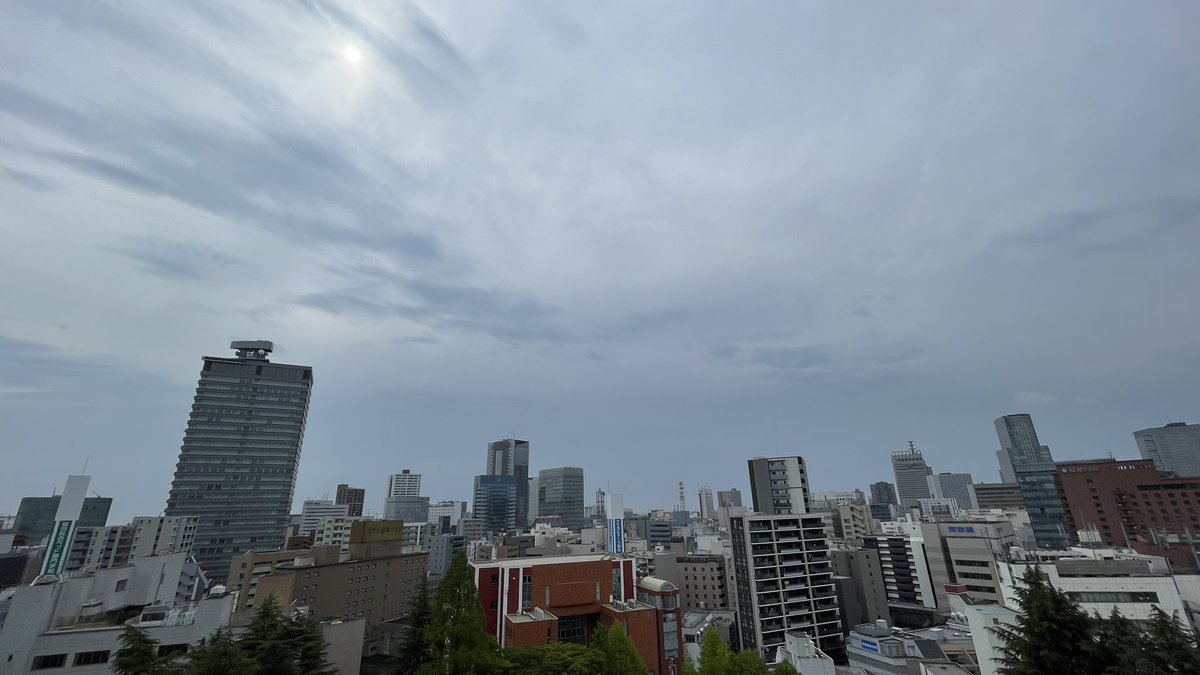 おはようございます。 仙台市宮城野区21.3℃、空気しっとり涼しいです。 晴れている予報でも、薄雲が掛かるか否かは悩みますが、雨がパラっと降るか否かの境目はさらに悩みます。どの予報でも結局悩むのです笑 昼前後に、にわか雨がありそうなので念のための雨具を持っておくと良さそうです。