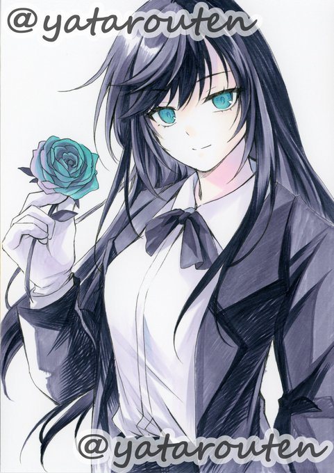 おはようございます✨

今日のイラストはフォロワーさんにプレゼントしたadoさんです😆

#手描きイラスト
#アナログイラスト
#コピックイラスト
#コピック
#ado 