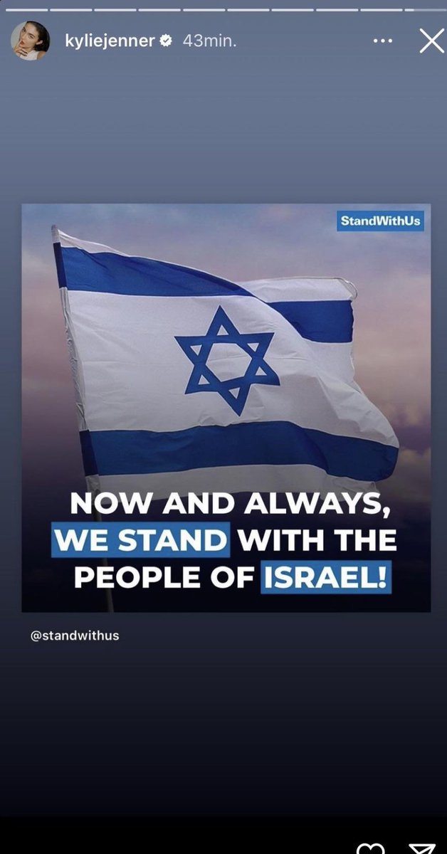 A reminder of which celebrities support Israel and should be unfollowed, a MUCH needed thread 🧵 1) Kylie Jenner