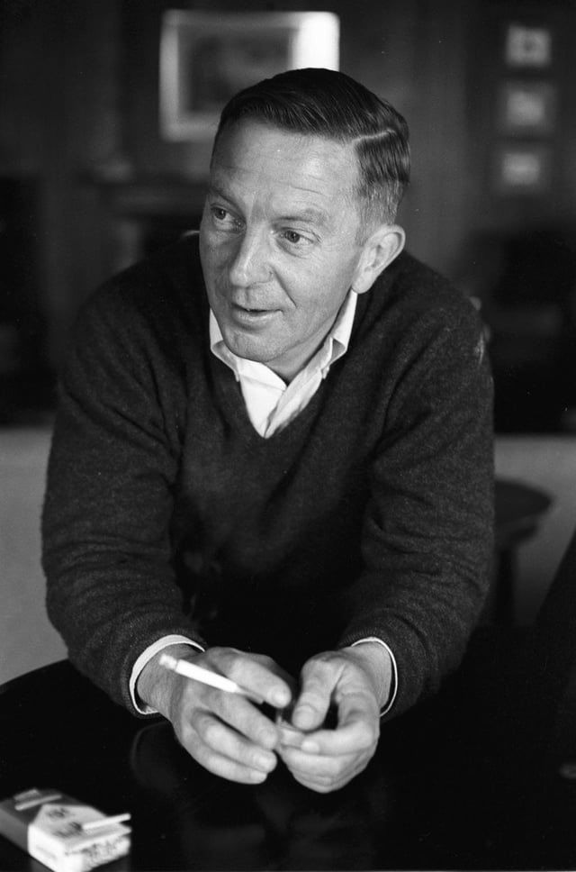 “Stand up straight. Admire the world. Relish the love of a gentle woman. Trust in the Lord.” John Cheever, born 27th May 1912