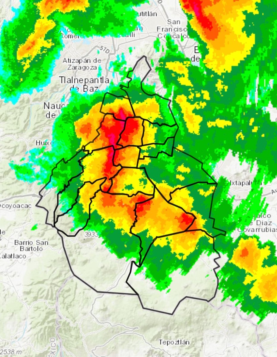 ⛈️ Fuertes #Tormentas en toda la Ciudad de México.