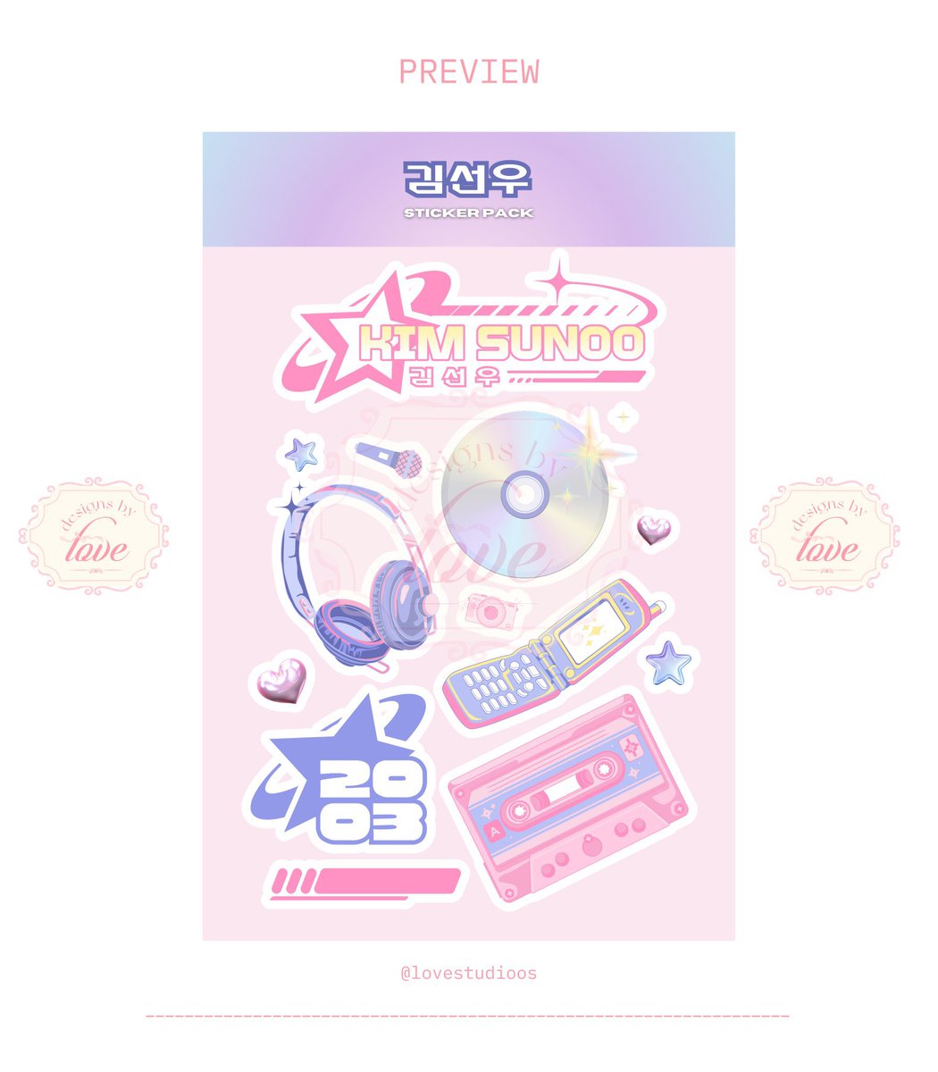 ⊂⊃ #prodbylove

・❥・Sticker Sheet

ׂ♯ graphic design commissioner logo banner watermark poster brochure infographics menu pricelist pubmat kpop sunoo enhypen