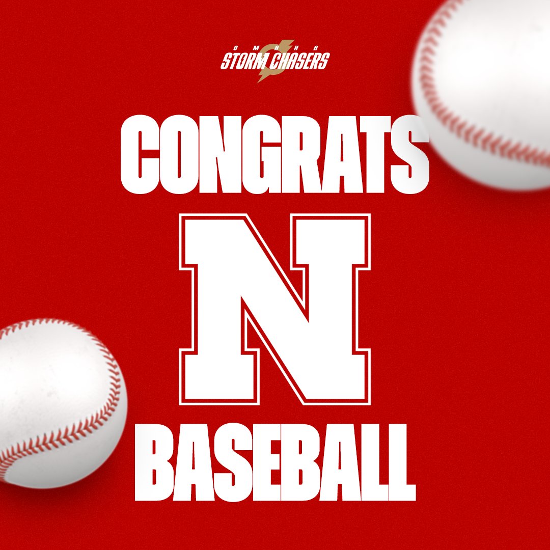 Congrats, @HuskerBaseball, on winning the Big 10 tournament! #GBR