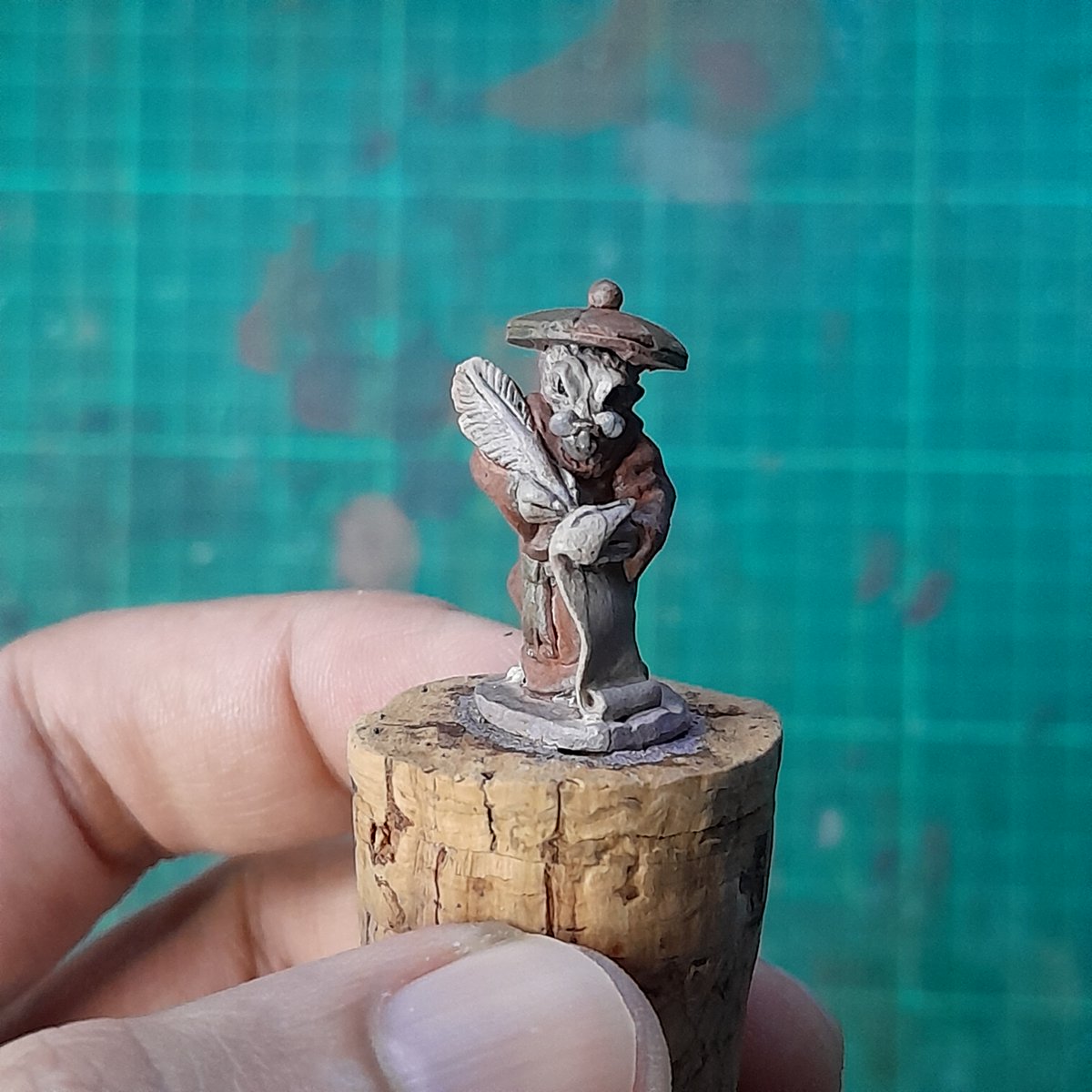 #BurrowsandBadgers #sidequest :) #goodvibes #chill #miniatures #hobby #fantasy #mouse #tabletopskirmish