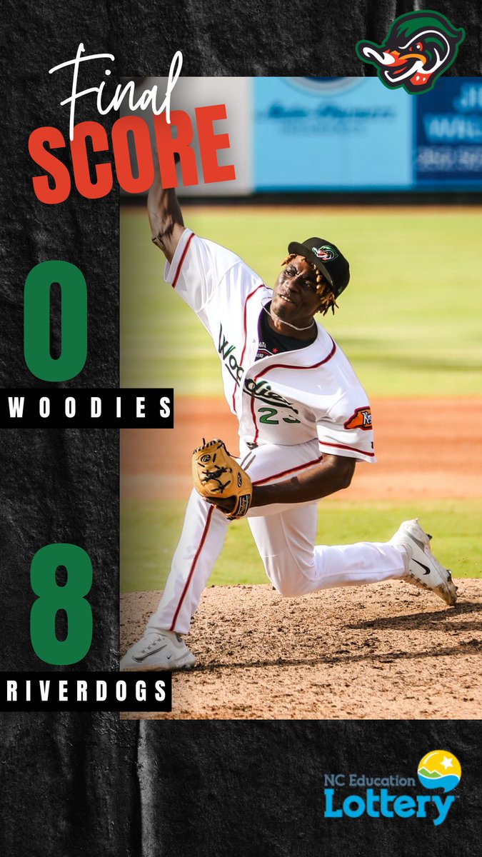 Your Woodies are headed back to Kinston for a 6-game series against Fredericksburg on Tuesday! 🦆⚾️ // @nclottery