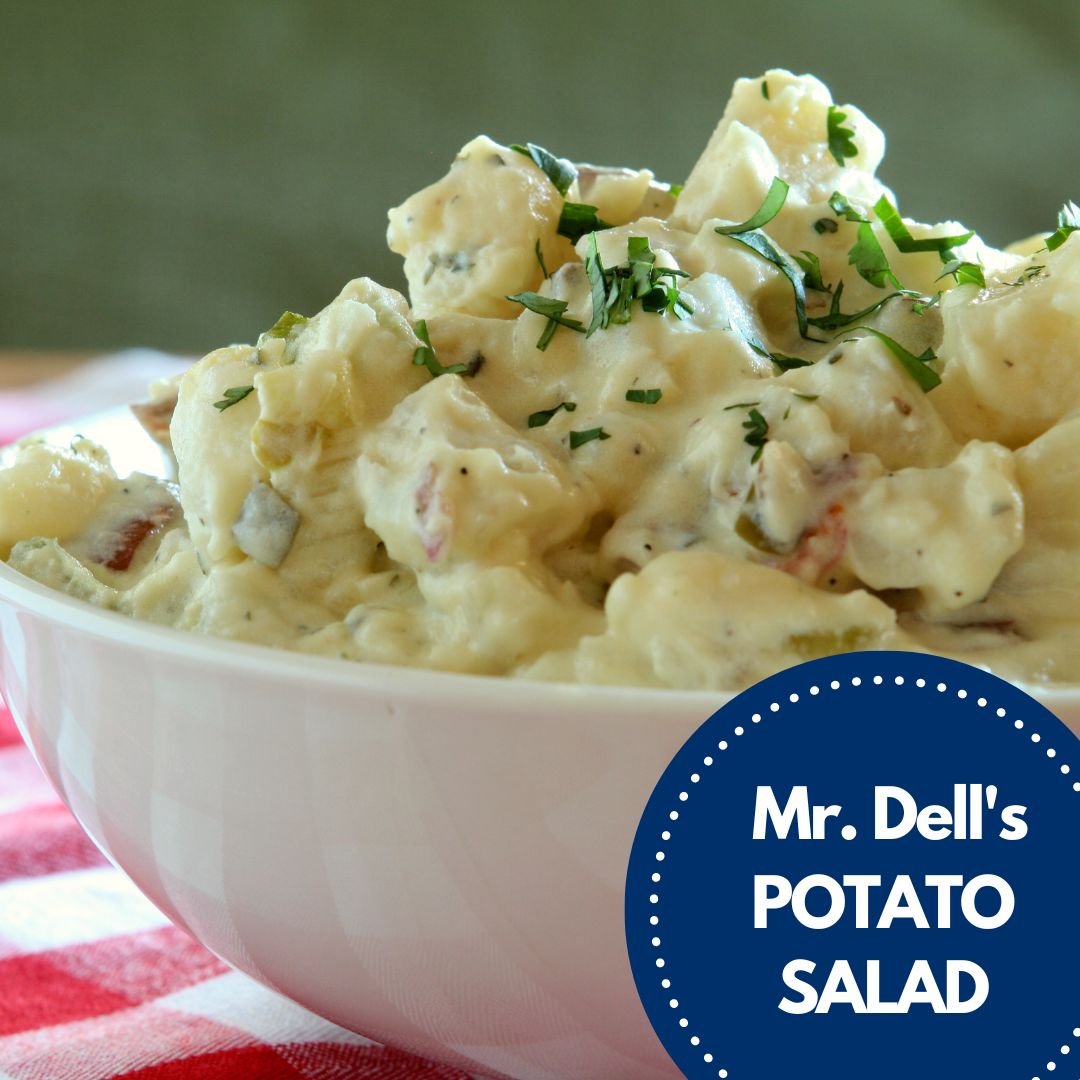 Create delicious potato salad dishes & casseroles to take to your #MemorialDay picnics & family gatherings with Mr. Dell's Frozen Southern Hash Browns. No peeling is required. Great casseroles begin with Mr. Dell's Hash Browns. Get potato salad recipes on mrdells.com