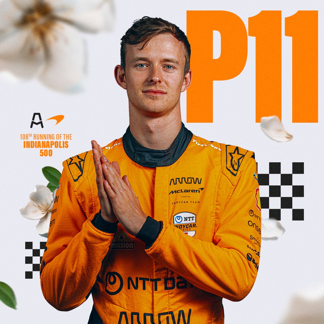 500 miles in the books. A solid finish for @callum_ilott in the Indianapolis 500 in P11.
