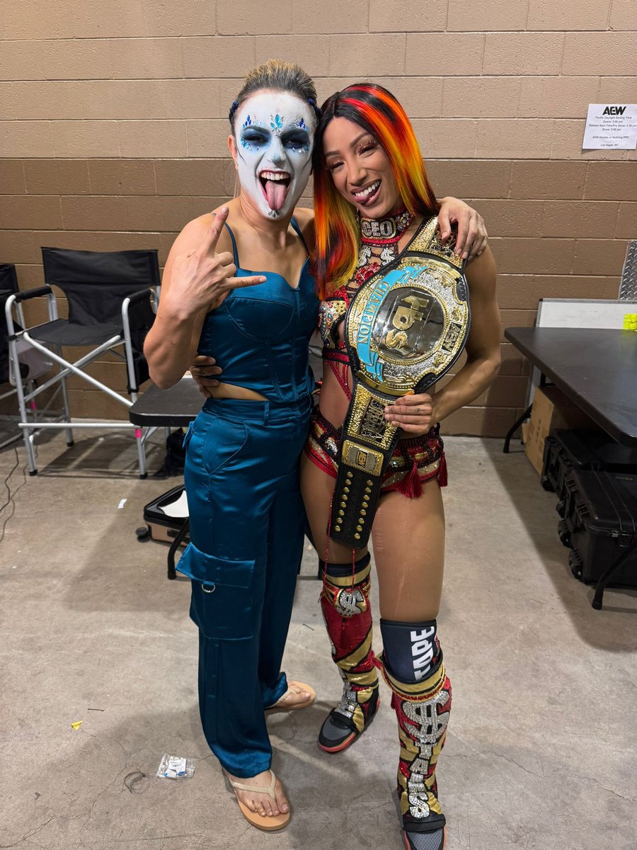 Congrats champ @MercedesVarnado We are just getting started here @AEW More Moné No Problems. This is truly a new era #AEW #AEWDoN #AEWDoubleOrNothing