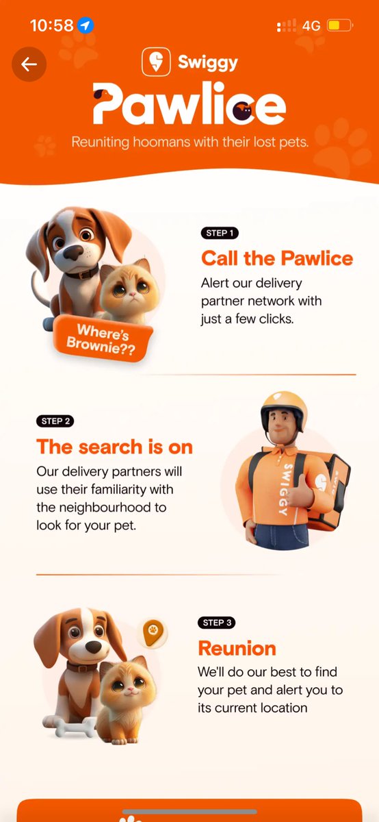 Imagine if DoorDash launched a service to help you find your lost pet…