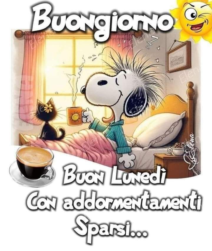 Buongiorno a tutti ☕️🥐🐾🐶🐈‍⬛🥰😘Buon inizio settimana 😴😑🍀