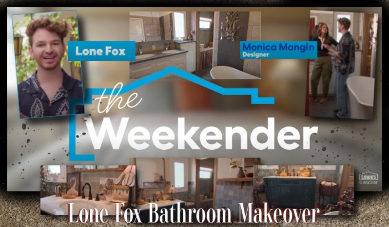 #TheWeekender The #LoneFox #BathroomMakeover (Season 7, Episode 2) youtu.be/MJTVw2GN-Gs?si… via @YouTube  Join Drew has he gets his first unseen makeover of his bathroom. #InteriorDesign #Makeover #BathroomDesign #Bathrooms #Design #Interiors #MonicaMangin #LowesHomeImprovement 🫣