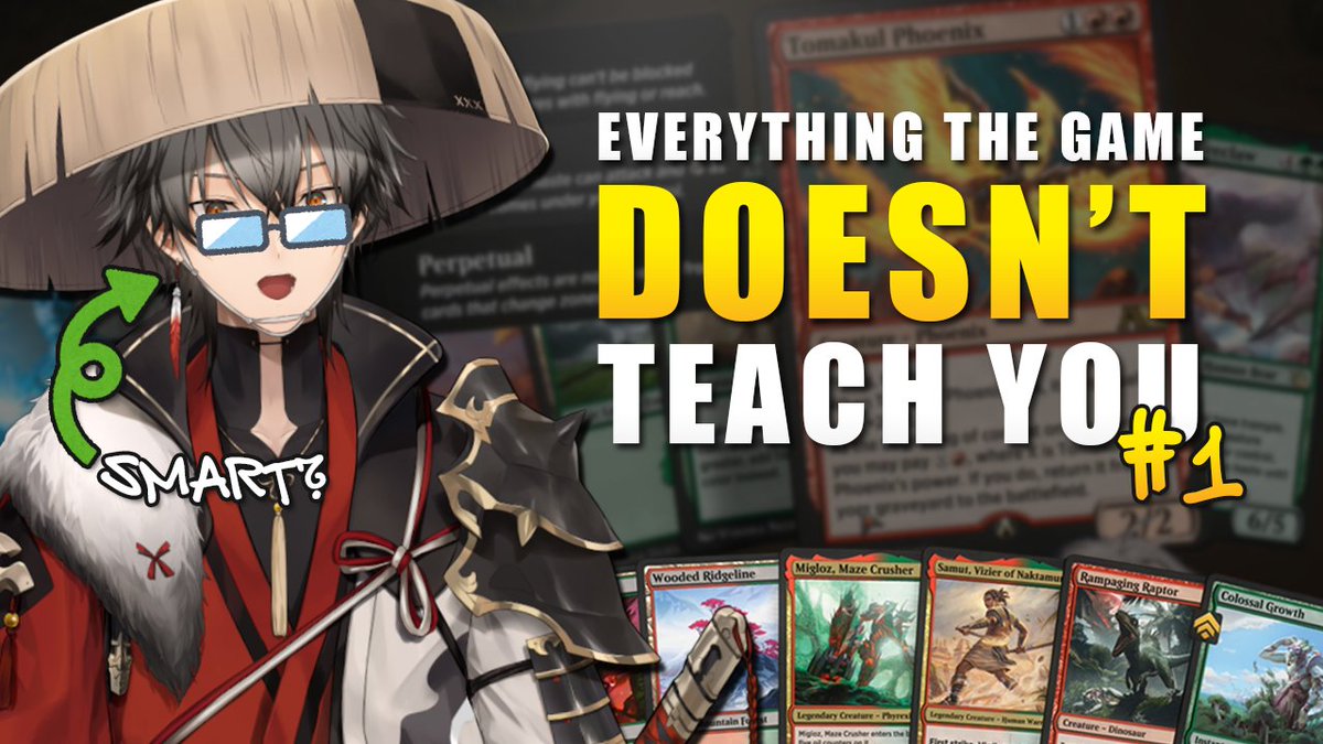 Btw also dropped this knowledge nugget for all you #Ryonins. 

This is your homework for before Tuesday's MTG Arena stream! Study up! youtu.be/4s1g8MSbeHI