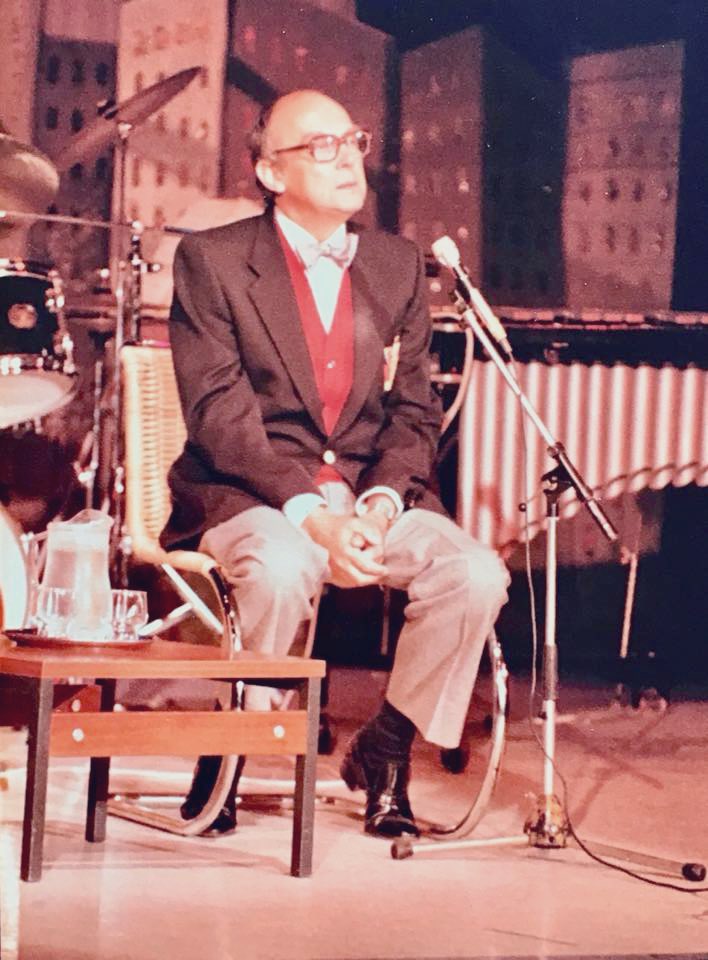 40 Years ago tonight… a National Treasure took to the stage for the last time… …#EricMorecambe was performing with Pal #StanStennett at the @RosesTheatre Eric, collapsed in the wings…a huge heart attack A couple of photos from that evening… #StillBringingSunshine 👓🌞♥️