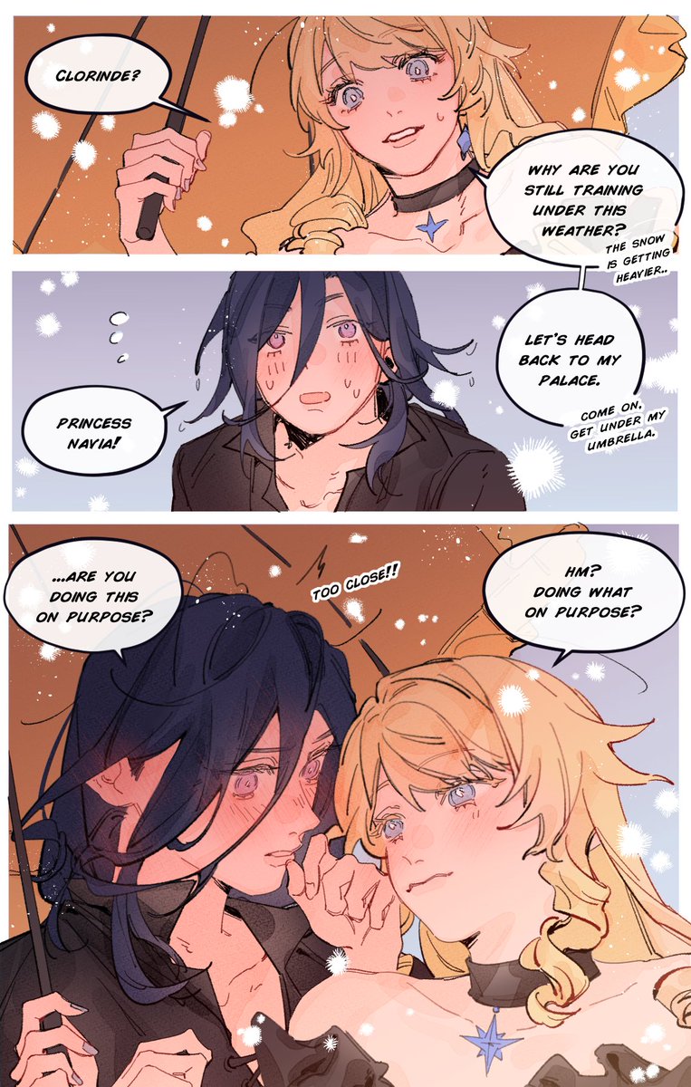 _jqwe's tweet image. the princess and her knight 

#clorivia