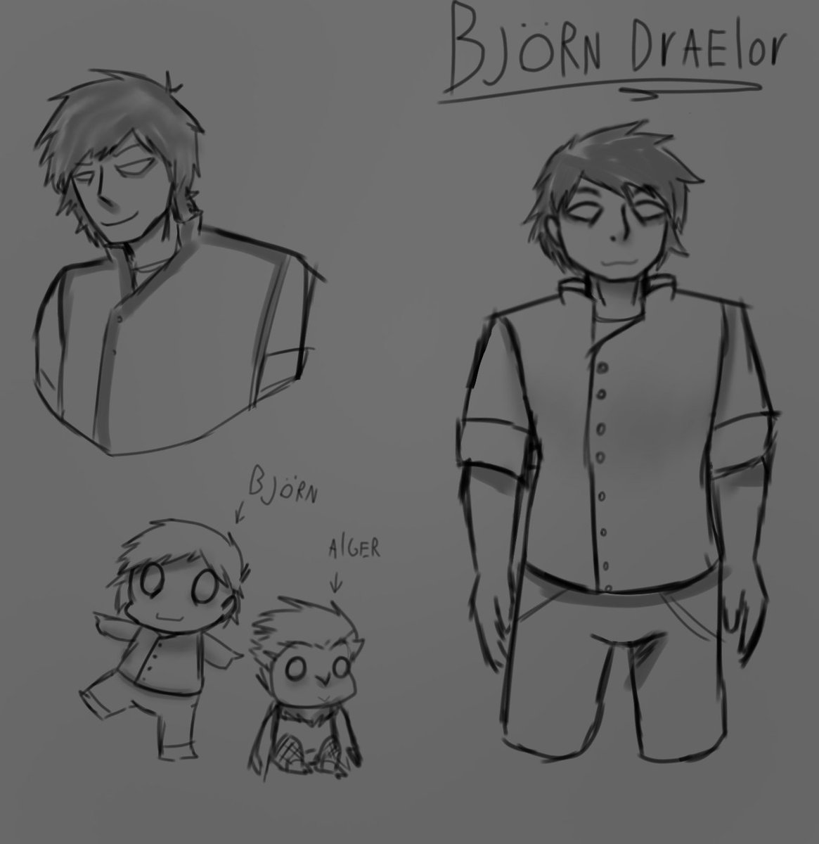 krisrandom_23's tweet photo. Dibujitos que eh hecho de panas en el rol de fantasía
#drsw #modelshet #dnd #dndfichas #characterdesing https://t.co/JPj26PQD72