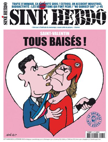 Bien le bonjour. La Saint-Valentin, c'est toute l'année. Siné, toujours d'actu. (2010)