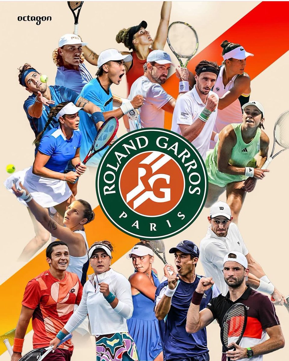 Day 1 @rolandgarros. Wishing good luck to all of our clients. #OctagonFamily
