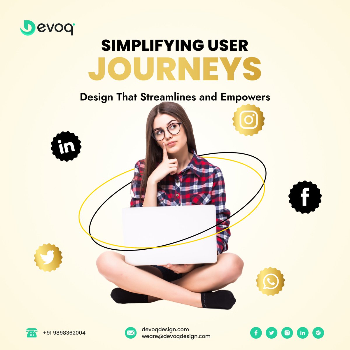 We don't design user journeys, we build user highways straight to happyland. 😊

Visit our website for more details : devoqdesign.com  

Email Us : sales@devoqdesign.com 

#UIUX #UXUI #UIUXDesign #UXUIDesign #UserExperience #experiencematters #uiuxagency #WebSolutions