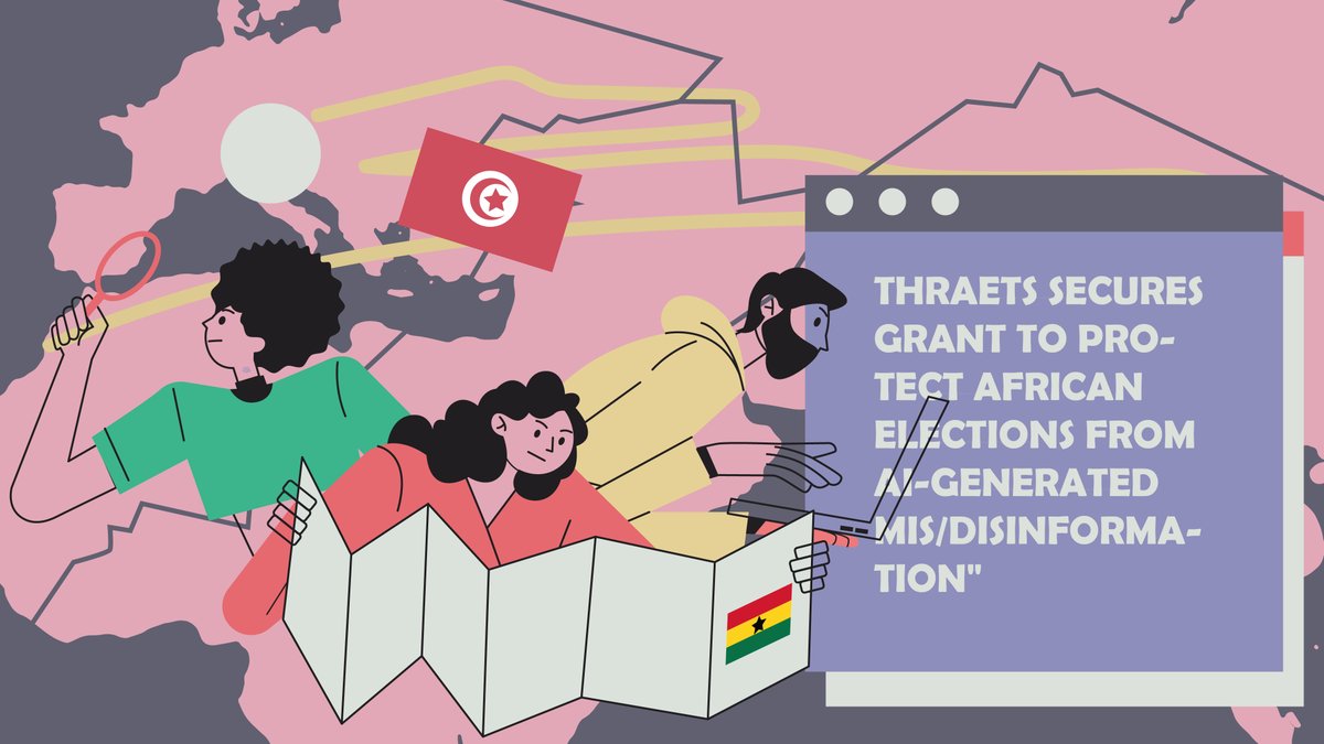 🧵(Thread)
Exciting News! Our civic-tech organization, <a href="/Thraets/">thraets</a>, was incubated under the Outbox Foundation has been awarded a grant by the Africa Digital Rights Fund (ADRF), managed by <a href="/cipesaug/">CIPESA</a>.
#DigitalRights #Democracy #AI #HateSpeech #Disinformation #Microtargeting