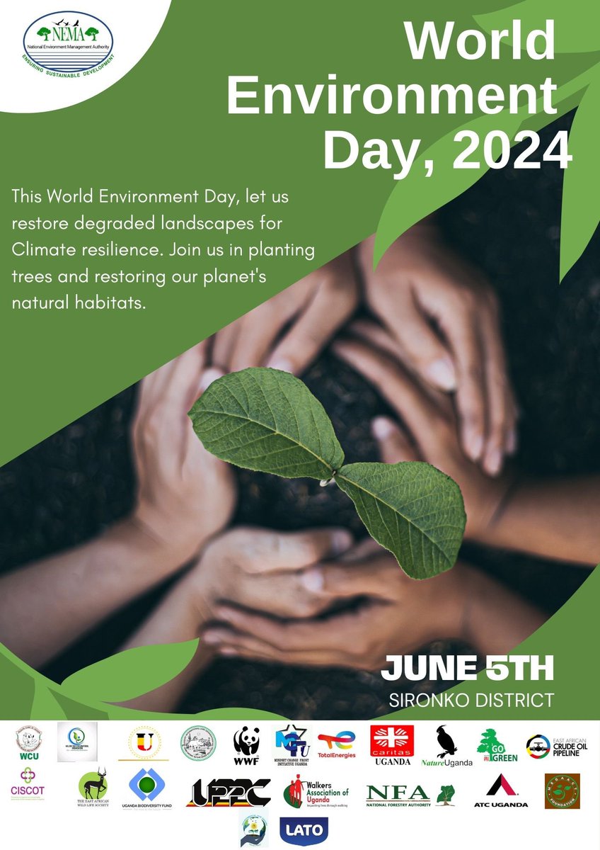 We're excited to announce that World Environment Day 2024 is just around the corner! 🎉🎉 This year's theme is about accelerating land restoration for climate resilience. Join us on 5th June 2024 to learn more and take action! #WED2024 #LandRestoration #ClimateResilience