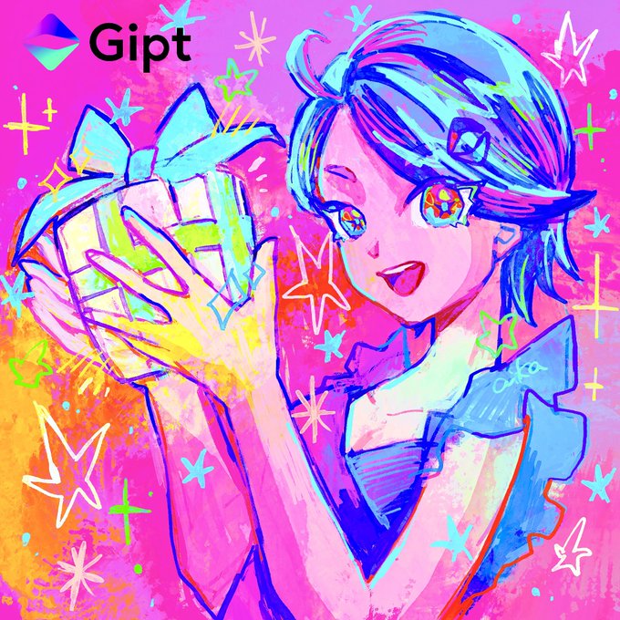 「gift box holding」 illustration images(Latest)