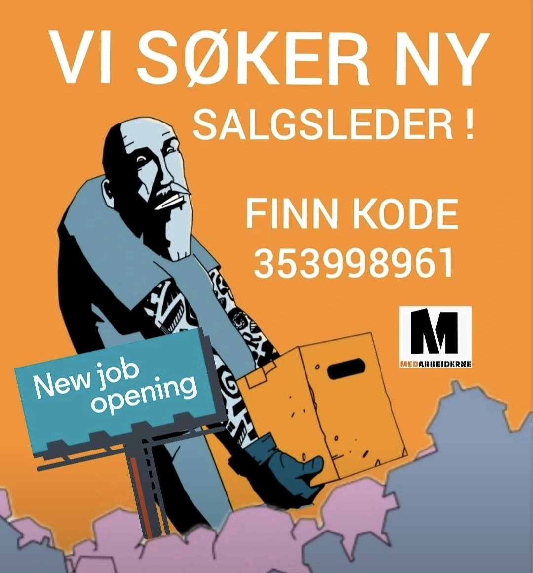 * Denne stillingen krever IKKE rusbakgrunn 😃* Vi søker sulten selger som brenner for inkludering! Les mer her : finn.no/job/parttime/a… #ledigstilling #oslo