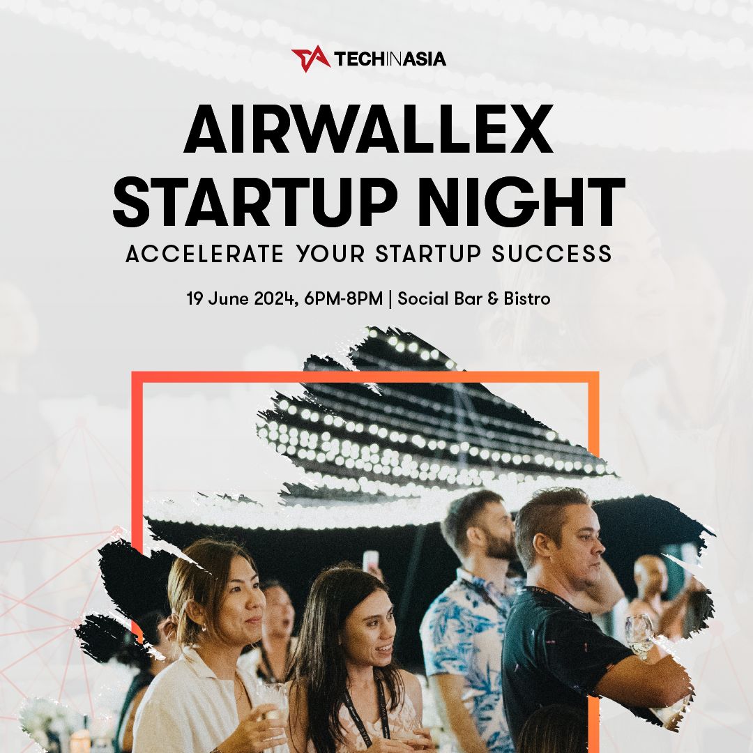 Tech in Asia x @Airwallex Startup Night, where connections translate into tangible results ✨ Build relationships with the most influential figures in Singapore’s startup ecosystem on June 19 🤝 RSVP here: techin.asia/4bBIXgu