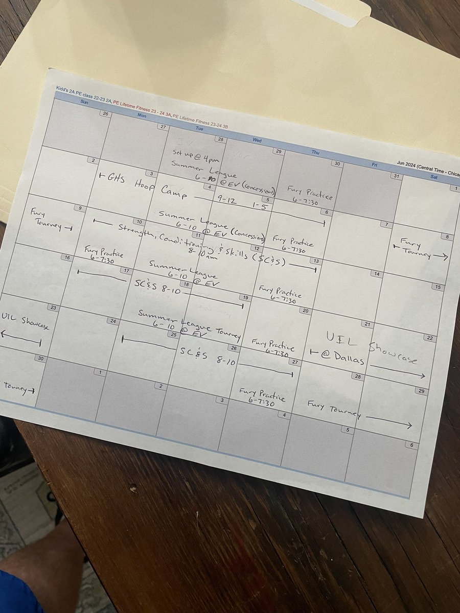 CoachCanfield's tweet image. Who says coaches get a “SUMMER VACATION”…..
This is just June!!!!!