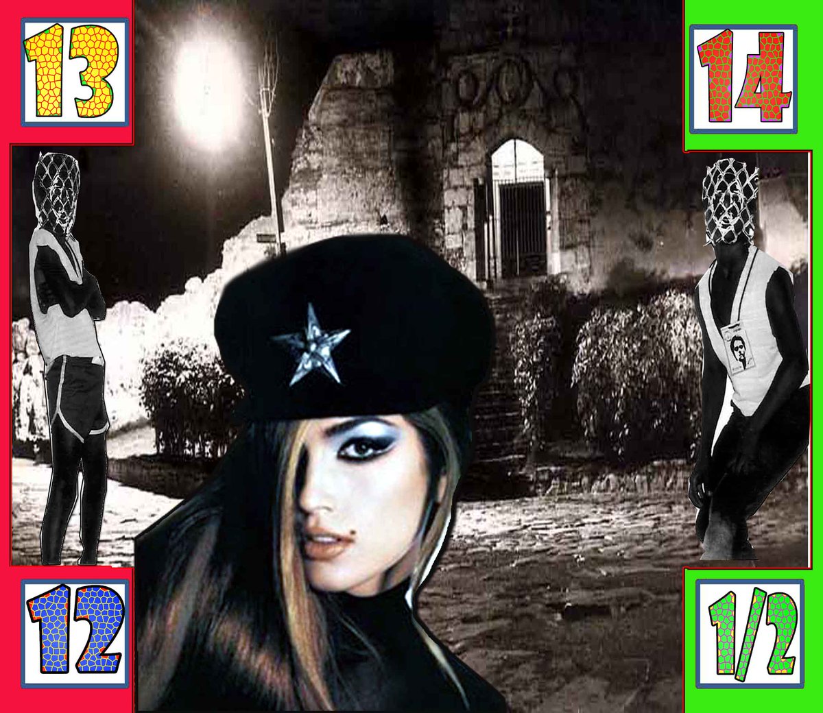 "Luchadores Urbanos Barrrios" con escapularios Protje Espacio y Detiene el tiemo Viigilan en Dominican Republic La ZZona Colonial de Santo Domingo"