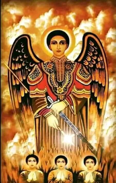 Woldete290's tweet photo. St. Gabriel, messenger of hope!  On your feast day, fill us with joy and faith.  Guide us with your light.  Blessed Mother Mary, pray for us. Amen. ✨️💥💫✨🌷🙏👏 https://t.co/dDH7Zxz2lq