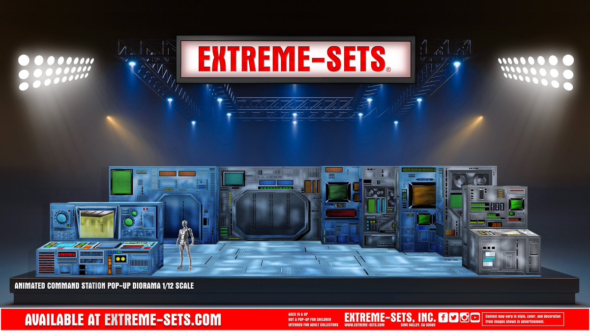Extreme_Sets's tweet photo. Preorder now!

Animated Command Station Pop-Up Diorama 💎Available @

📍 https://t.co/a6xWNRKPLi 📸🎬📹 #EXTREMESETS #EXTREME_SETS #BACKDROP #DIORAMA #TOYPHOTOGRAPHY #DISPLAY #PLAYSET #POPUP  #ACTIONFIGUREPhOTOGRAPHY #ONE12 #one12scalediorama https://t.co/GlPXM9aAxd