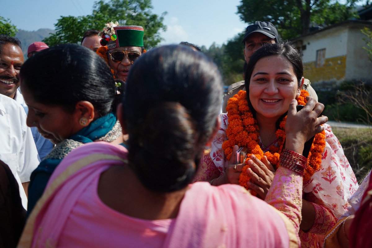 ग्राम पंचायत जौणाजी में पार्टी प्रत्याशी श्री विनोद सुल्तानपुरी जी के लिए प्रचार किया ।#Himachal