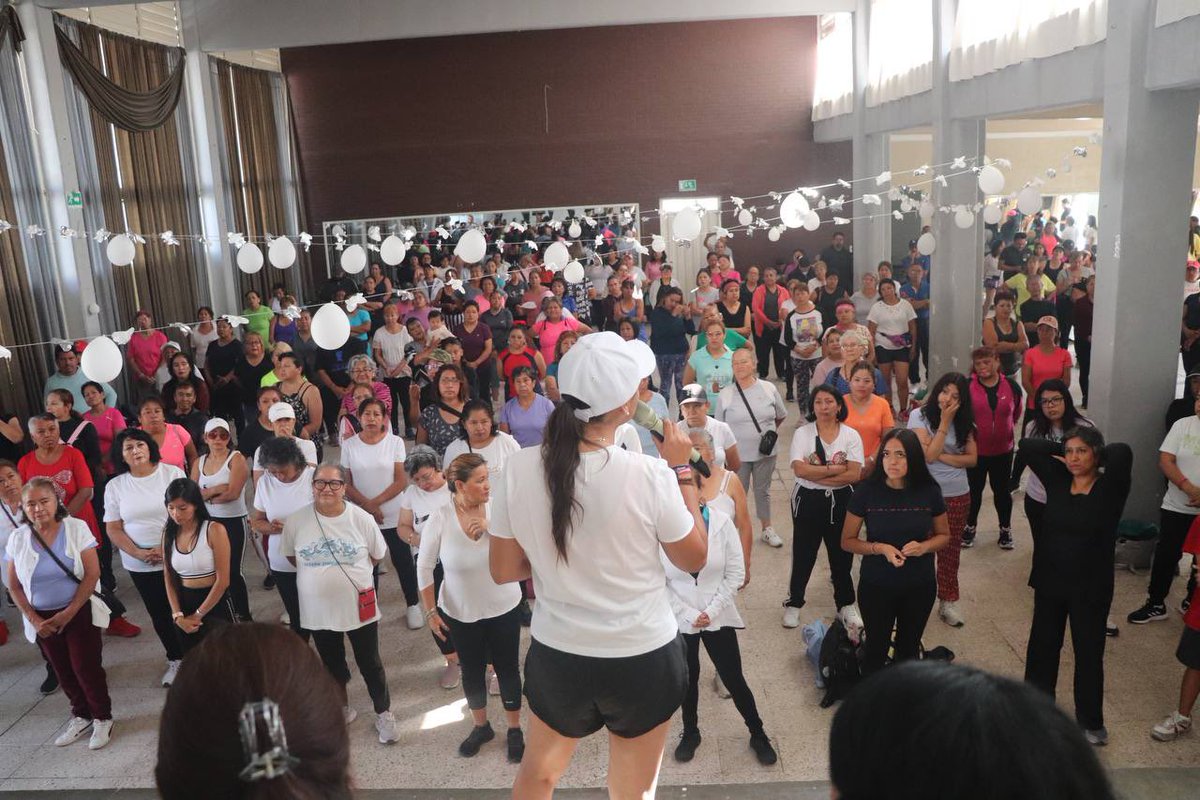 El #RumboJoven es de ciudadanas y ciudadanos🙋🏽‍♂️🙋🏽‍♀️ que se activan y participan.

En la activación física de hoy🙌🏽 demostramos que cada vez somos más personas las que queremos que a Puebla❤️ le vaya mejor y nos unimos para lograrlo.

¡El 2 de junio 🗳️ hay que volver a demostrarlo!