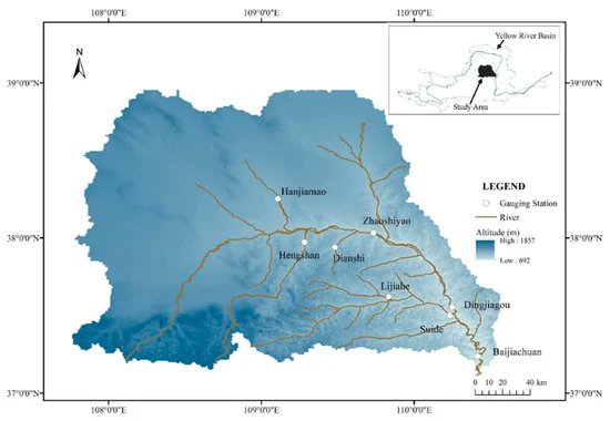 Hydrology_mdpi's tweet image. Factors Affecting #Runoff and #Sediment_Load Changes in the #Wuding_River Basin from 1960 to 2020
Full access: mdpi.com/2306-5338/9/11…
by Yin Chen, Pei Zhang et al