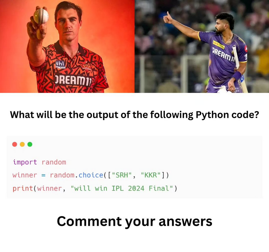 Python Question / Quiz; What is the output of the following Python code, and why? 🤔🚀 Comment your answers below! 👇 #python #programming #developer #morioh #programmer #coding #coder #webdeveloper #webdevelopment #pythonprogramming #pythonquiz #machinelearning