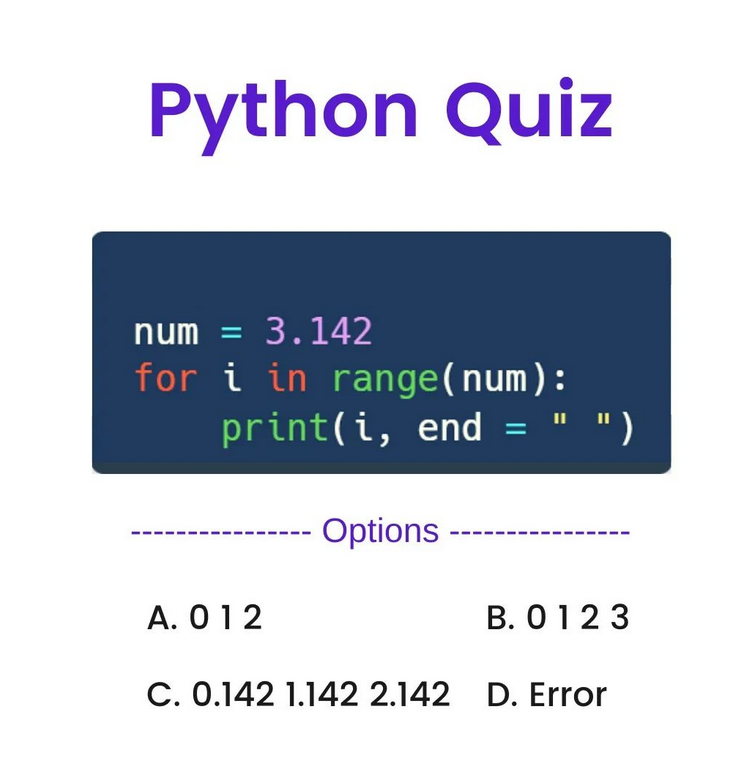 Python Question / Quiz; What is the output of the following Python code, and why? 🤔🚀 Comment your answers below! 👇 #python #programming #developer #morioh #programmer #coding #coder #webdeveloper #webdevelopment #pythonprogramming #pythonquiz #machinelearning